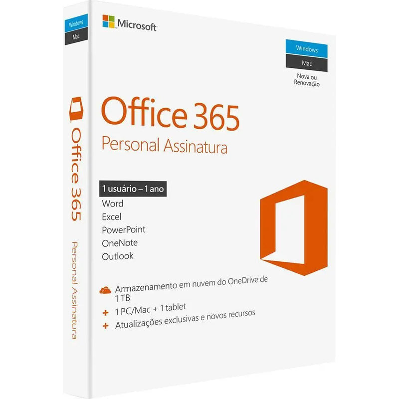 Office 365 Personal, Digital, 1TB, 1 licença - Microsoft