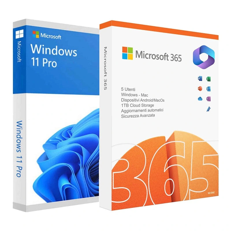 Windows 11 Pro e Microsoft Office 365 Pro Plus